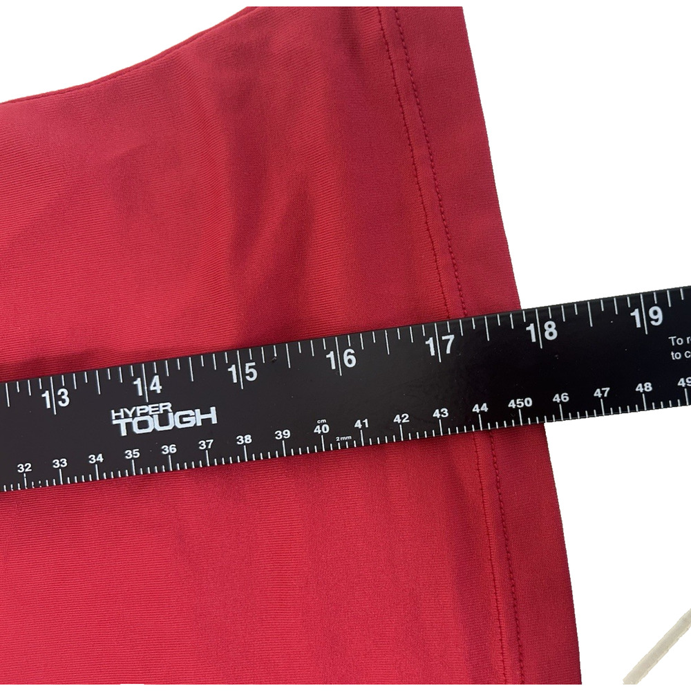 Tommy Jeans Athletics Women's Large Tank Top Shelf Bra Red Orange Vintage 90s - Picture 5 of 8